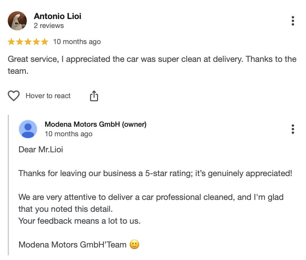Google Review